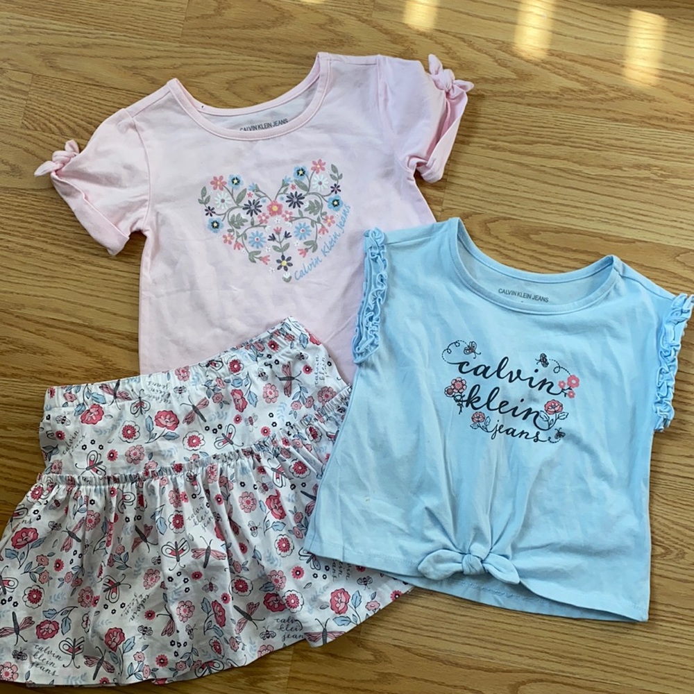 Calvin Klein Skirt Skort Top Lot size 5